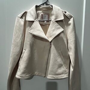 LC Lauren Conrad Beige Utility Jacket